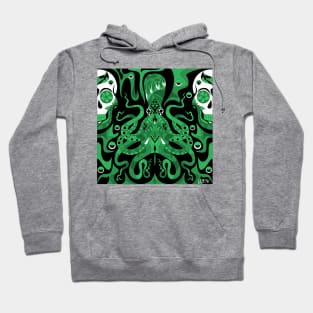 the monster in the ocean kraken squid ecopop in totonac pattern Hoodie